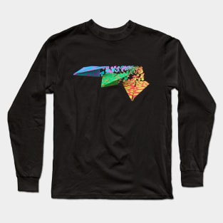Colored Paper Planes Long Sleeve T-Shirt